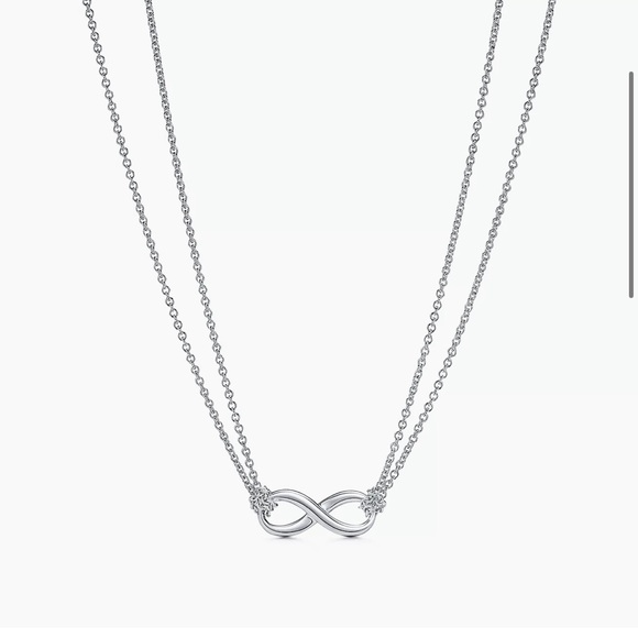 Tiffany & Co. Silver Infinity Necklace - Picture 1 of 4